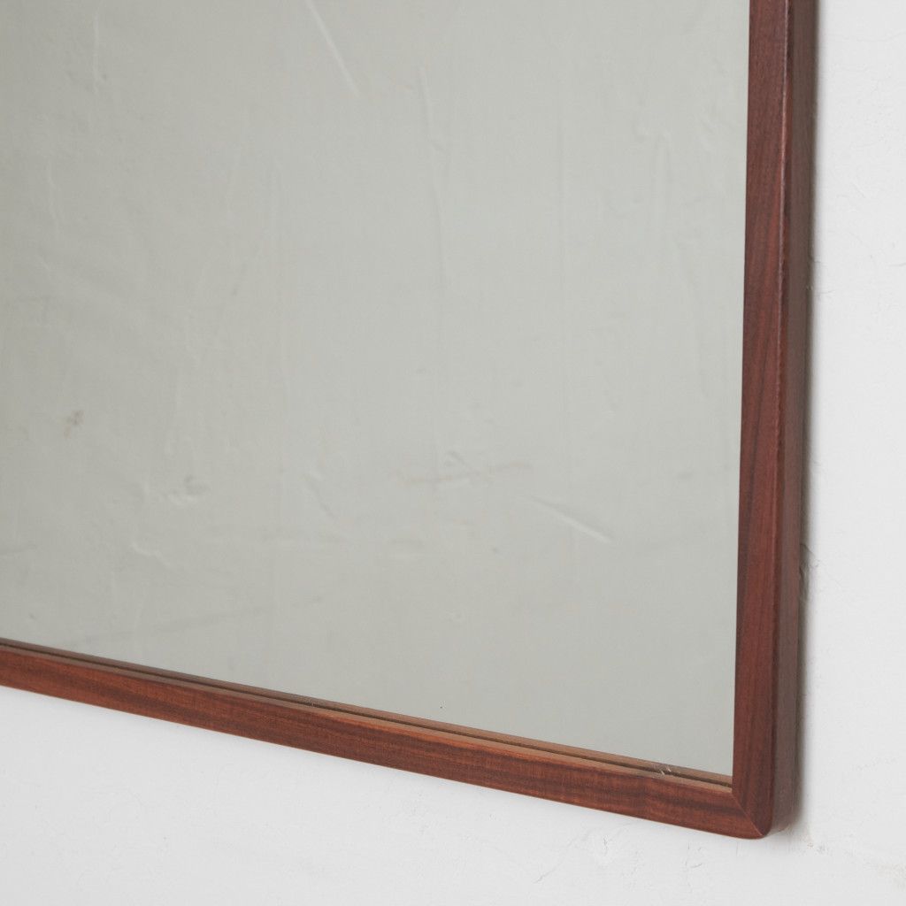 イギリスアンティーク チーク材 オーバル ウォールミラー　ミッドセンチュリー イギリスアンティーク チーク材 オーバル ウォールミラー ミッド