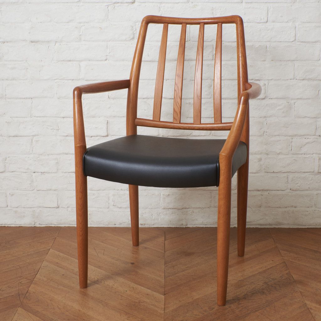 張替済 日進木工 GROW アームチェア Natural Brown ダイニングチェア