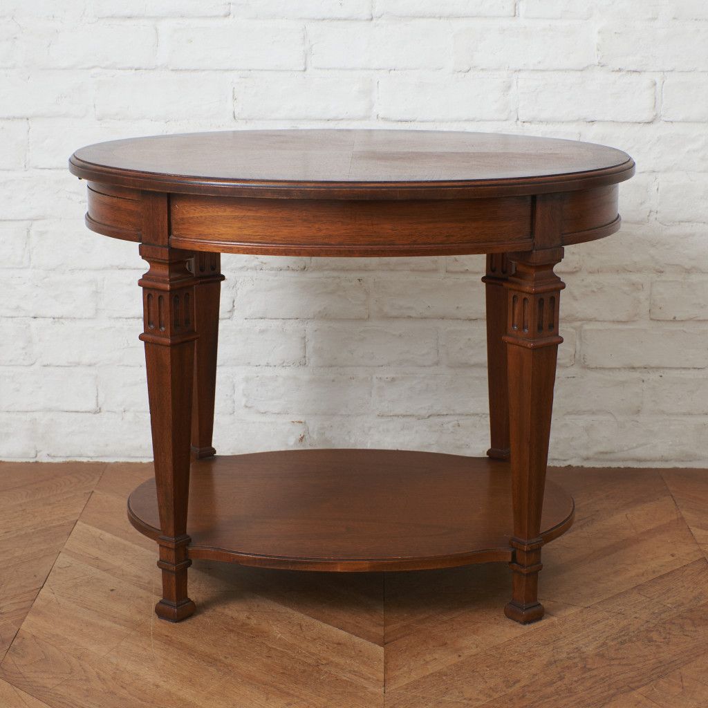 定価31万 Drexel Heritage ランプテーブル 盆引出付 Francesca サイド