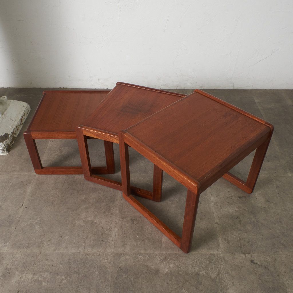 G-PLAN ネストテーブル チーク 英国 ヴィンテージ ジープラン ロー