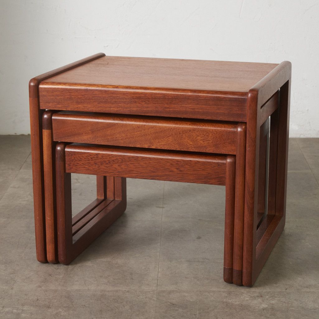 G-PLAN ネストテーブル チーク 英国 ヴィンテージ ジープラン ロー