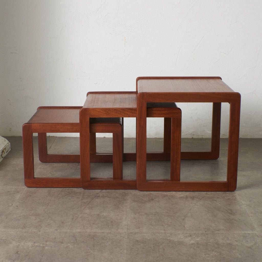 G-PLAN ネストテーブル チーク 英国 ヴィンテージ ジープラン ロー