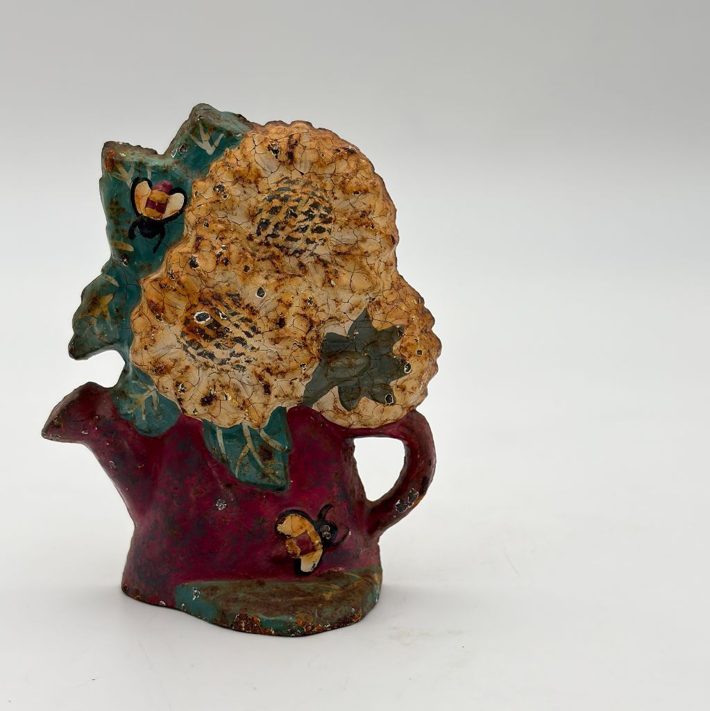 英国 ヴィンテージ 鉄製 ドアストッパー アイアンストッパー 本立て 扉