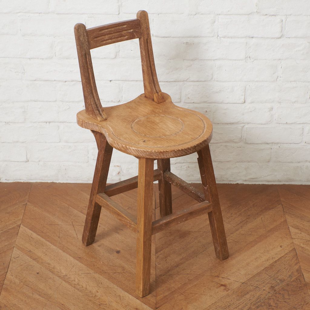英国 アンティーク キッチンチェア エルム 無垢材 チェア 椅子