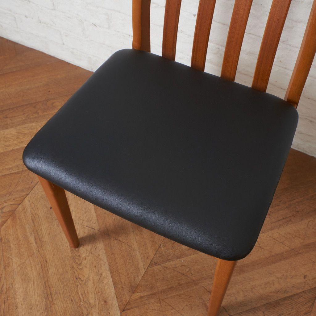 張替済 イギリス ヴィンテージ スラットバック ダイニングチェア 木製