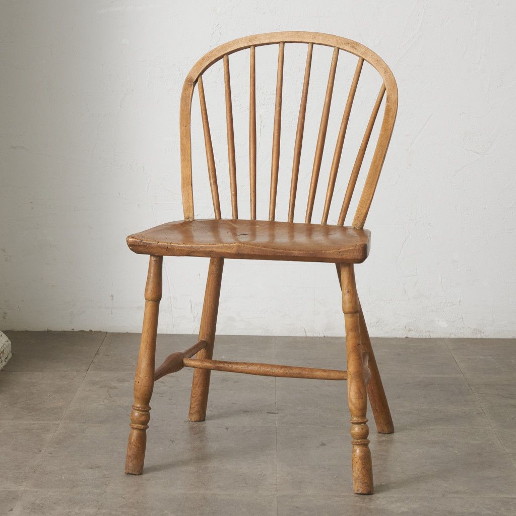 英国 アンティーク ウィンザーチェア フープバック チェア 木製 曲木