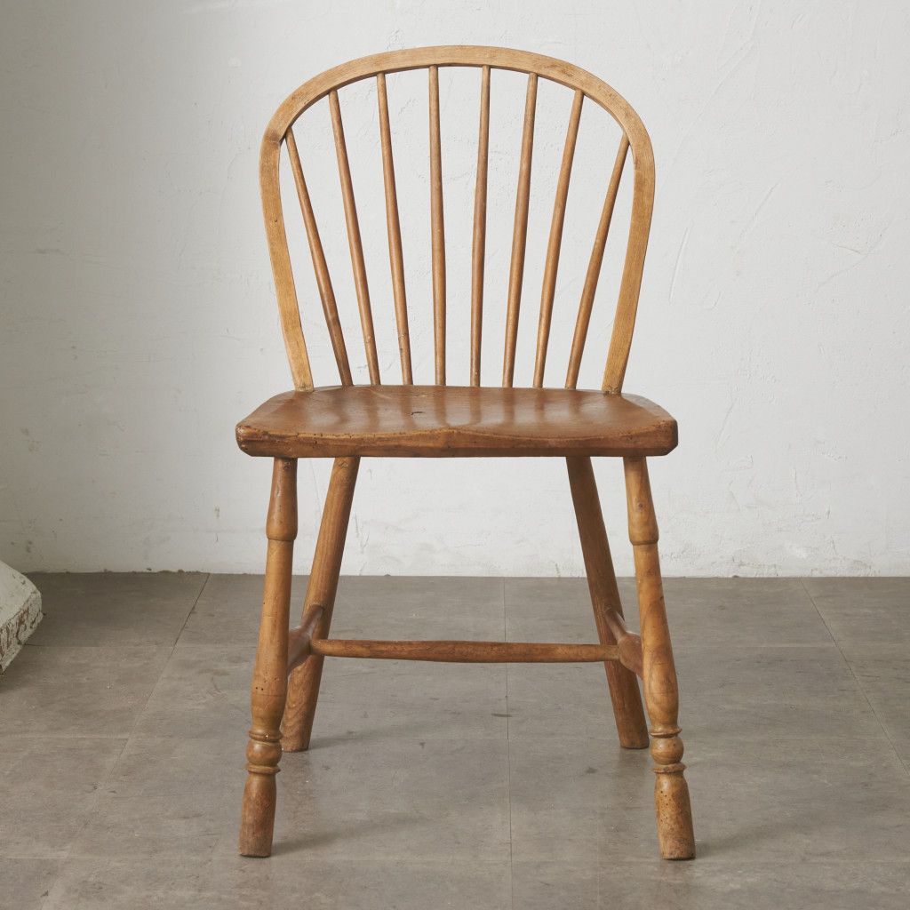 英国 アンティーク ウィンザーチェア フープバック チェア 木製 曲木