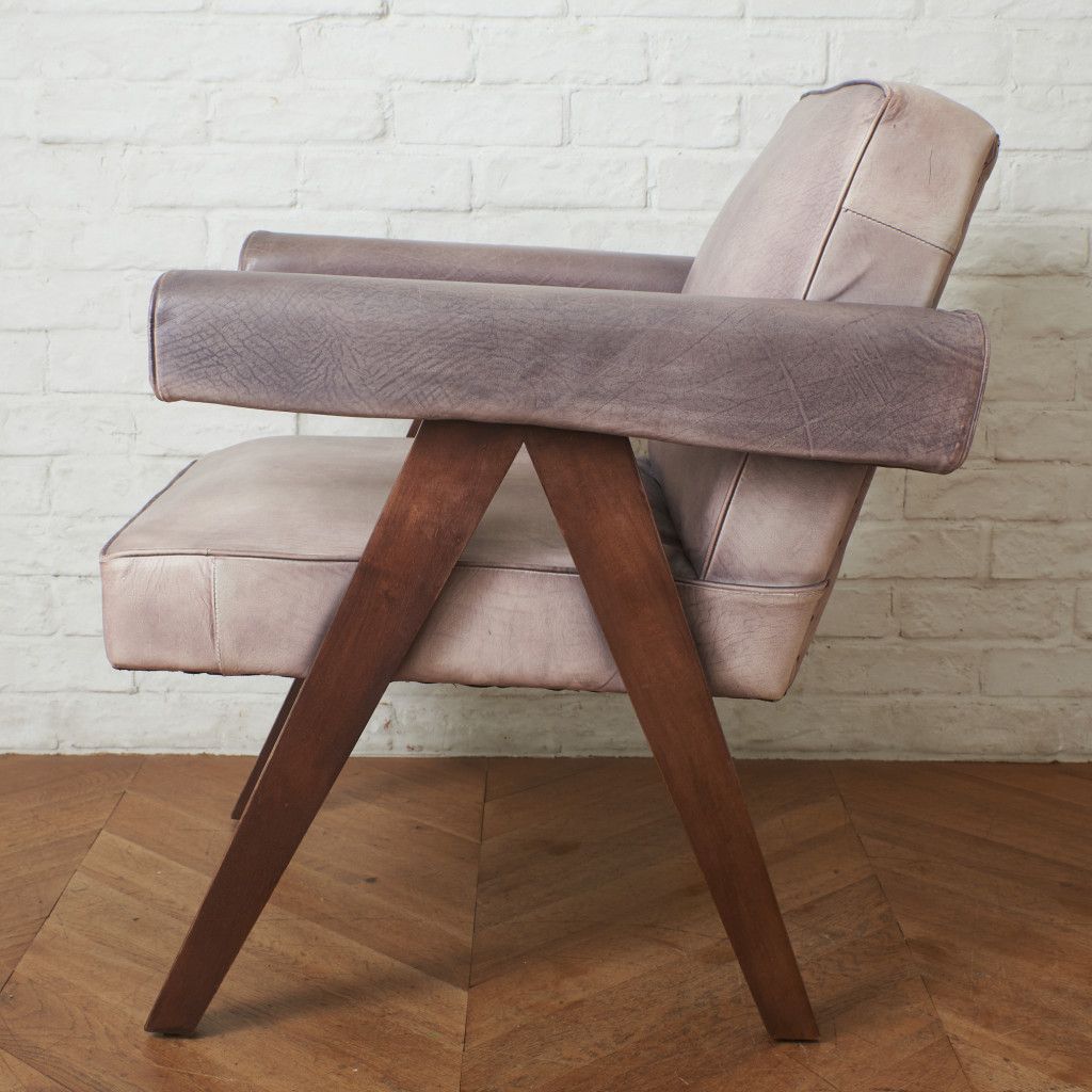  リプロダクト Pierre Jeanneret アームチェア 本革 1人掛け ヴィンテージ 椅子 イージーチェア ソファ ダイニングチェア モダン 95982 麻素材ソファベッド 2人掛け 3人掛けソファ ソファ ソファベッド