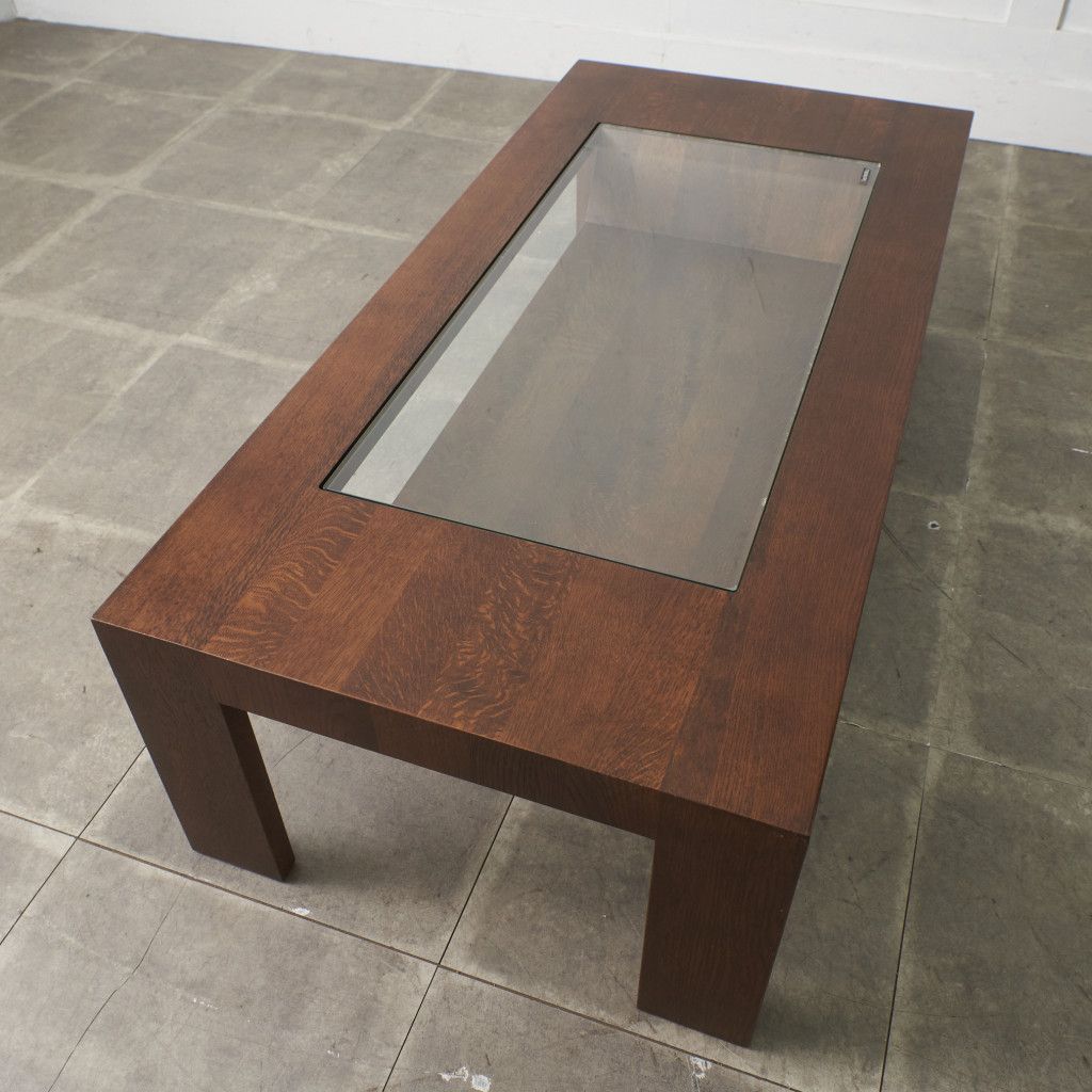 karimoku リビングテーブル TU4760 センターテーブル ガラス オーク