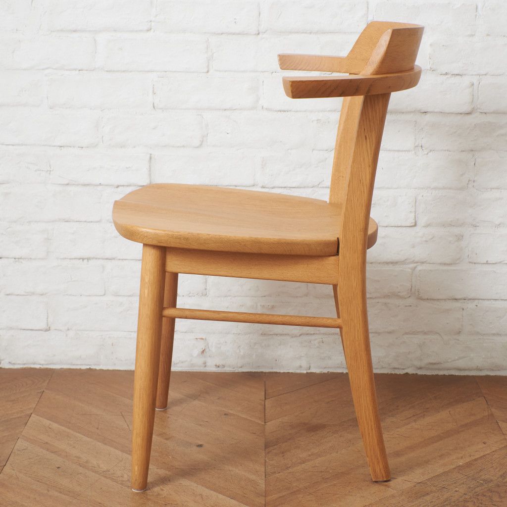 飛騨高山 柏木工 ソフィー アームチェア オーク 楢 無垢材 ダイニング