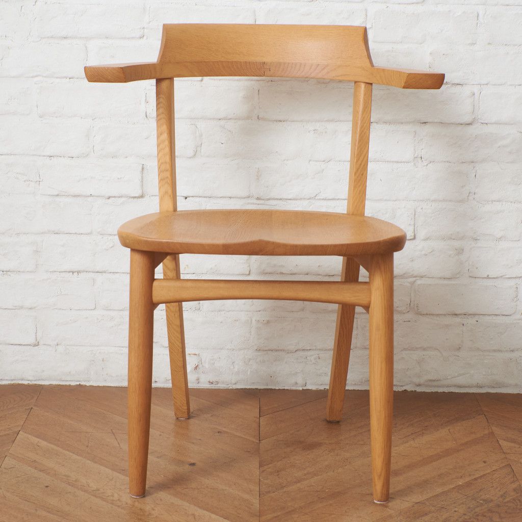 飛騨高山 柏木工 ソフィー アームチェア オーク 楢 無垢材 ダイニング