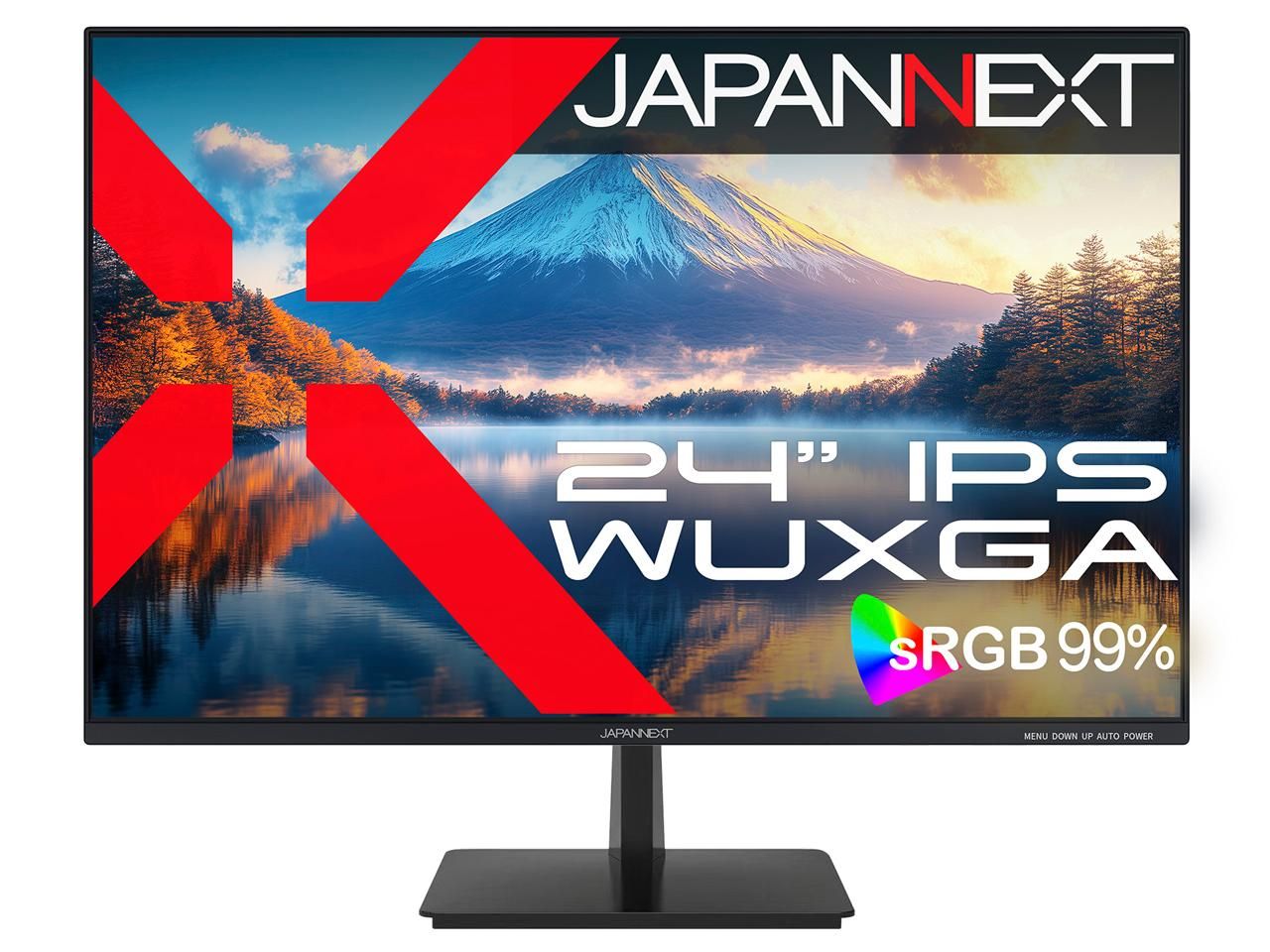 液晶ディスプレイ 24型 HDMI×1 VGA×1 ブラック スピーカー無 2年保証