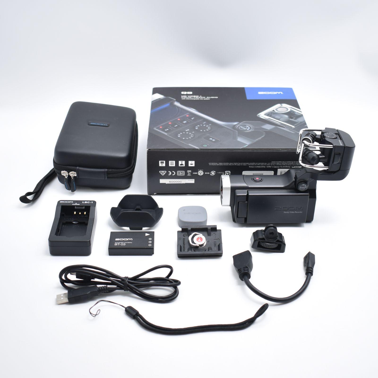 B#10949 ZOOM ズーム ハンディビデオカメラレコーダー HDビデオ+4