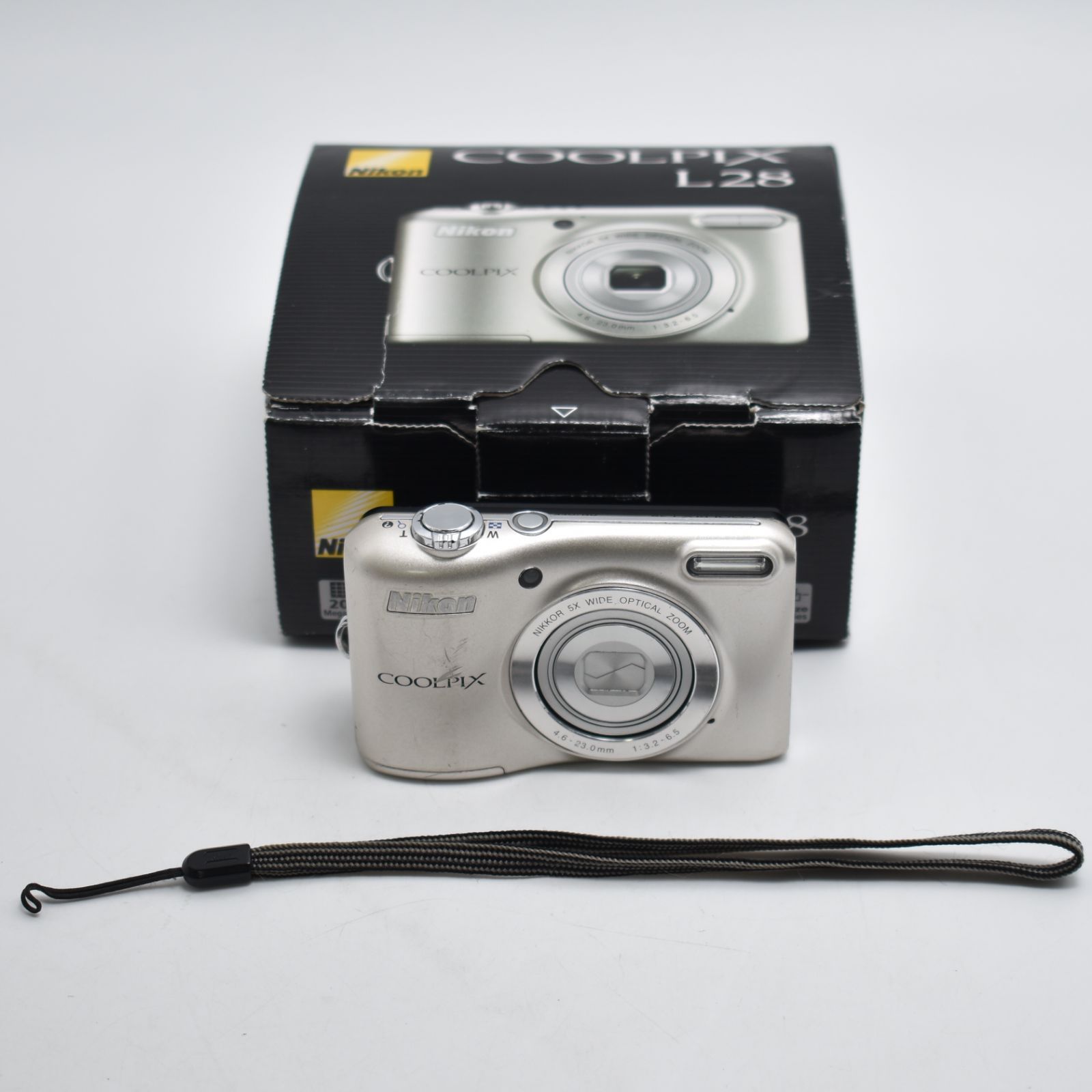 B#10931 Nikon デジタルカメラ COOLPIX L28 有効画素数2005万画素 単3