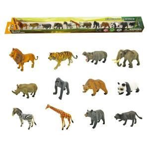 ファースト アロー FIRST ARROW おもちゃ ワイルドアニマル ミニフィギュア 12 pcsセット 206-953 入数 24
