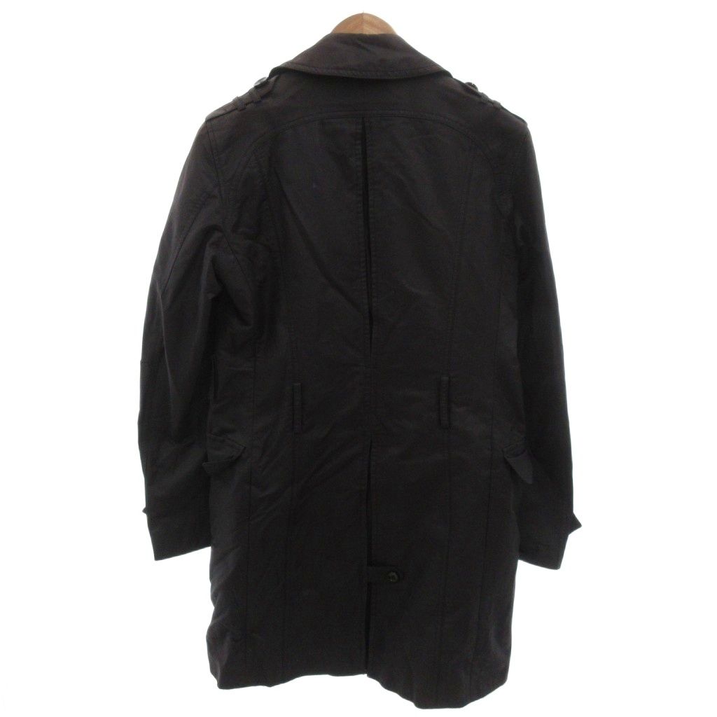 ドルチェ&ガッバーナ ドルガバ DOLCE&GABBANA トレンチコート 44 黒