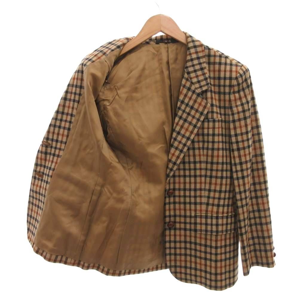 ダックス DAKS セットアップ スーツ ジャケット スカート チェック柄 9