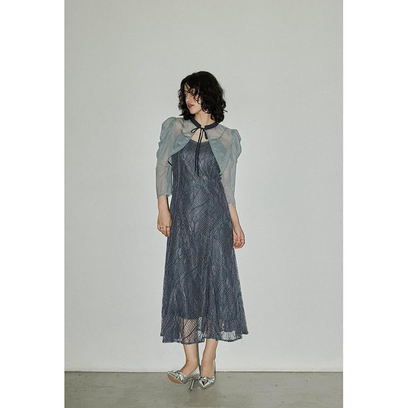 niana Many wayフリルドレス　ブルー　パーティードレス Many wayフリルドレス ボレロ ブラウス セット 結婚式 成人式 二次会