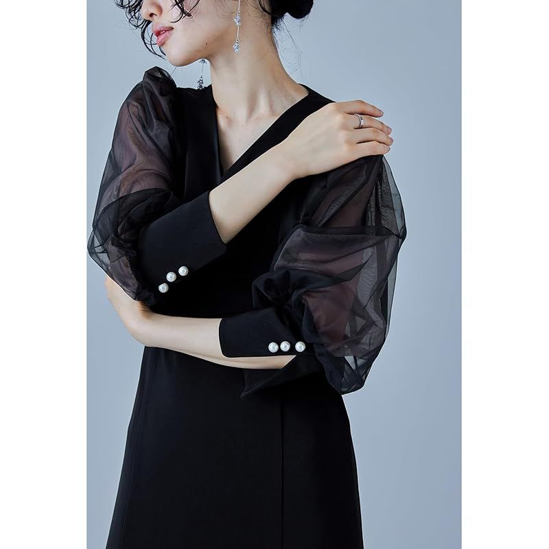 【新品未使用】クロスデザインブラウスセットドレス クロスデザインブラウスセットドレス 結婚式 パーティードレス