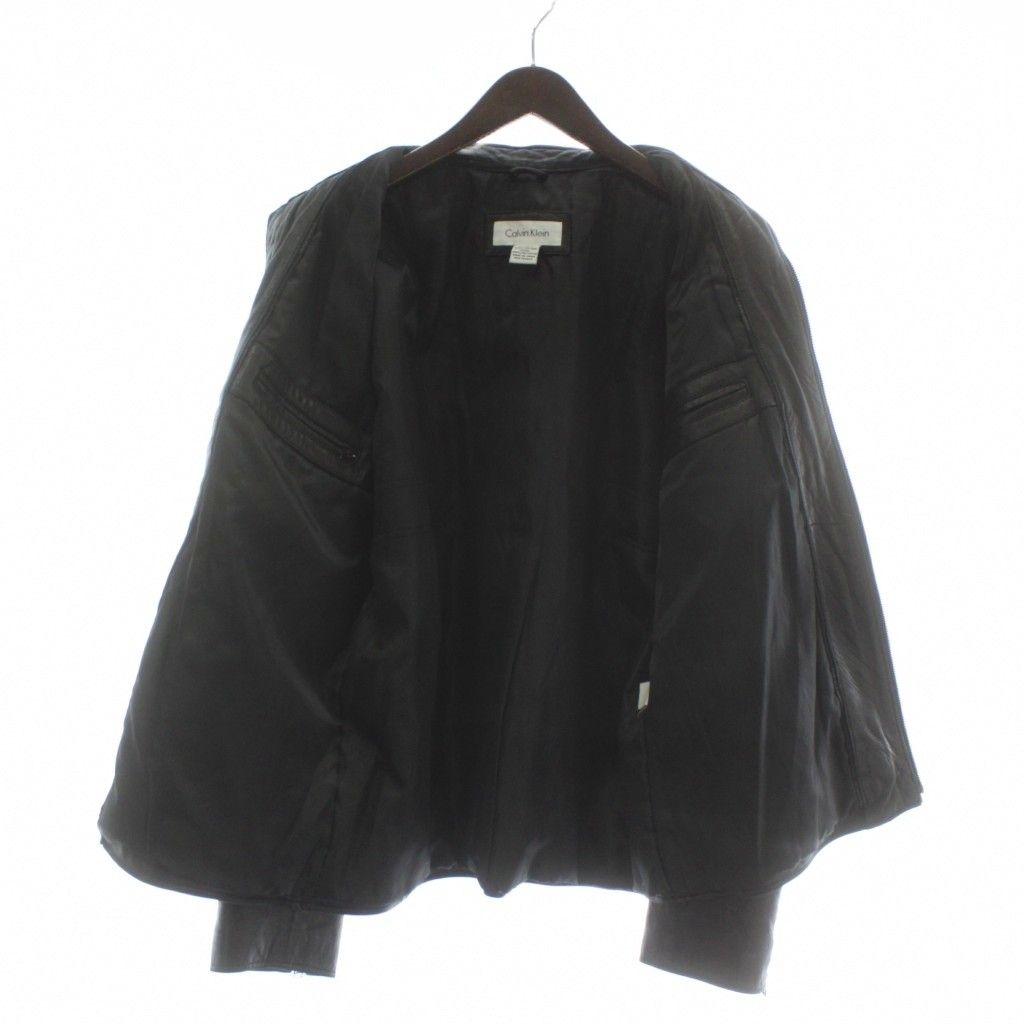 カルバンクライン CALVIN KLEIN ライダースジャケット 革ジャン