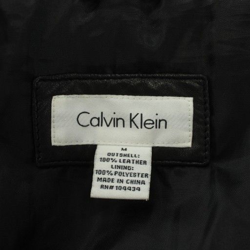 カルバンクライン CALVIN KLEIN ライダースジャケット 革ジャン