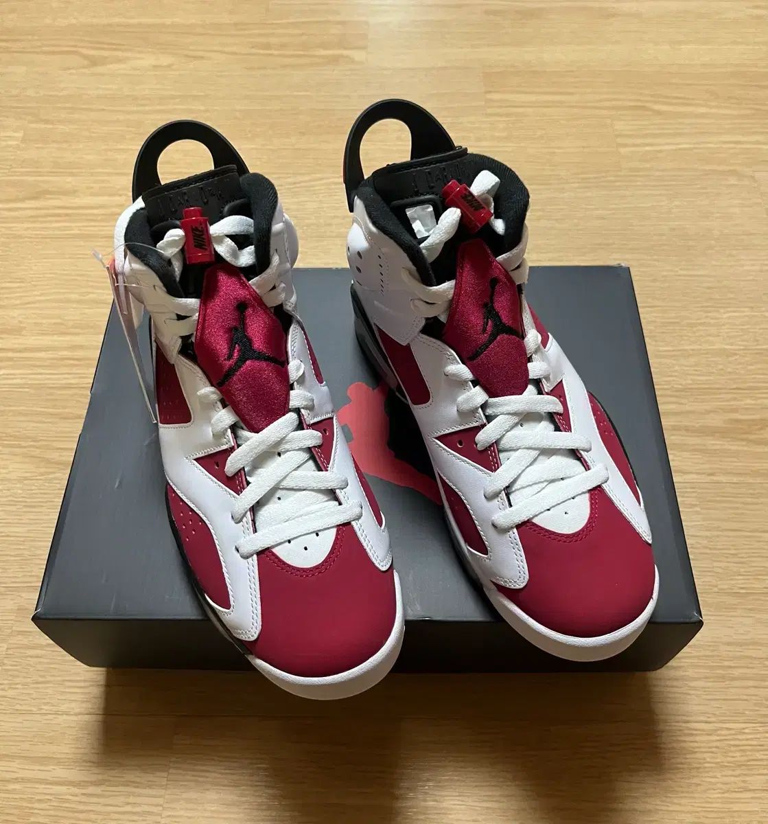 ナイキ エア ジョーダン 6 Carmine カーマイン - メルカリ