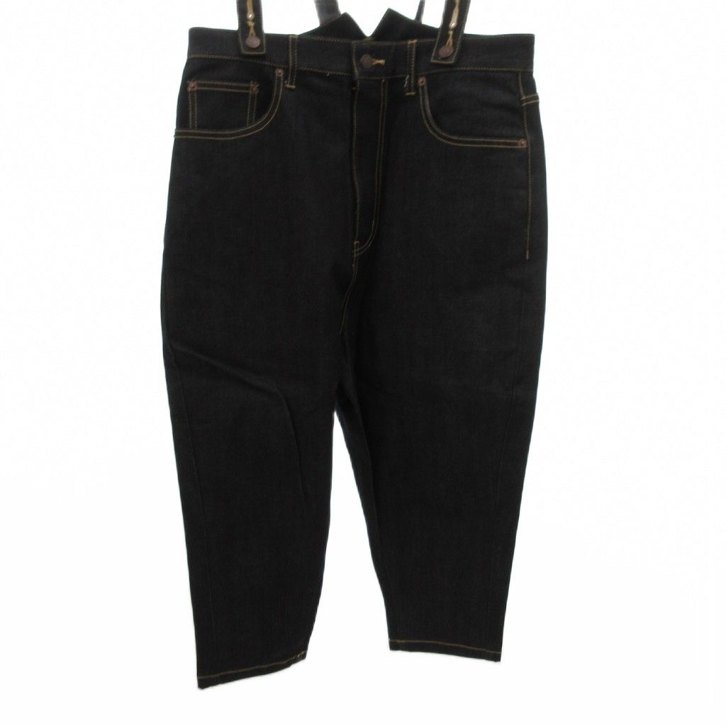 グラム glamb サロペット デニムパンツ ジーンズ テーパード 2 ダーク  