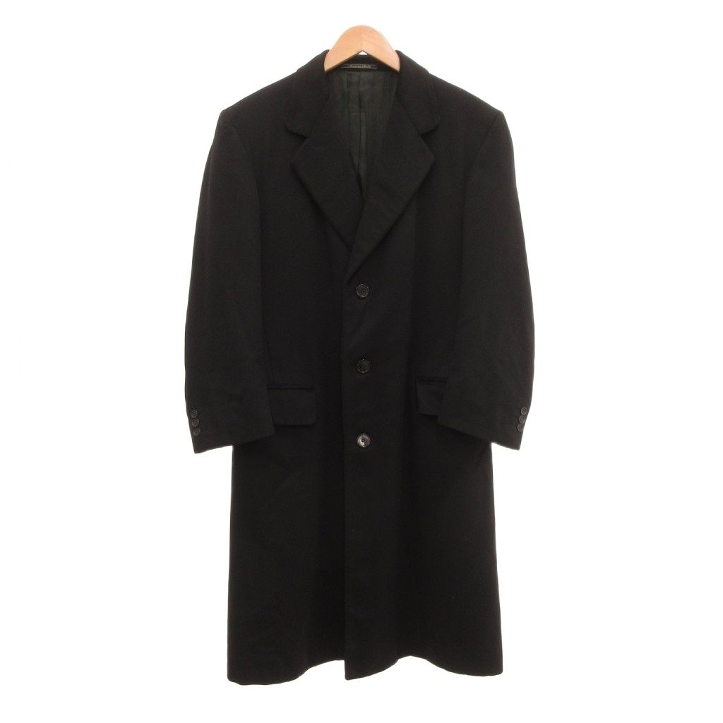 ダンヒル dunhill チェスターコート カシミヤ メルトン ロング 黒 ダンヒル dunhill チェスターコート カシミヤ メルトン ロング 黒