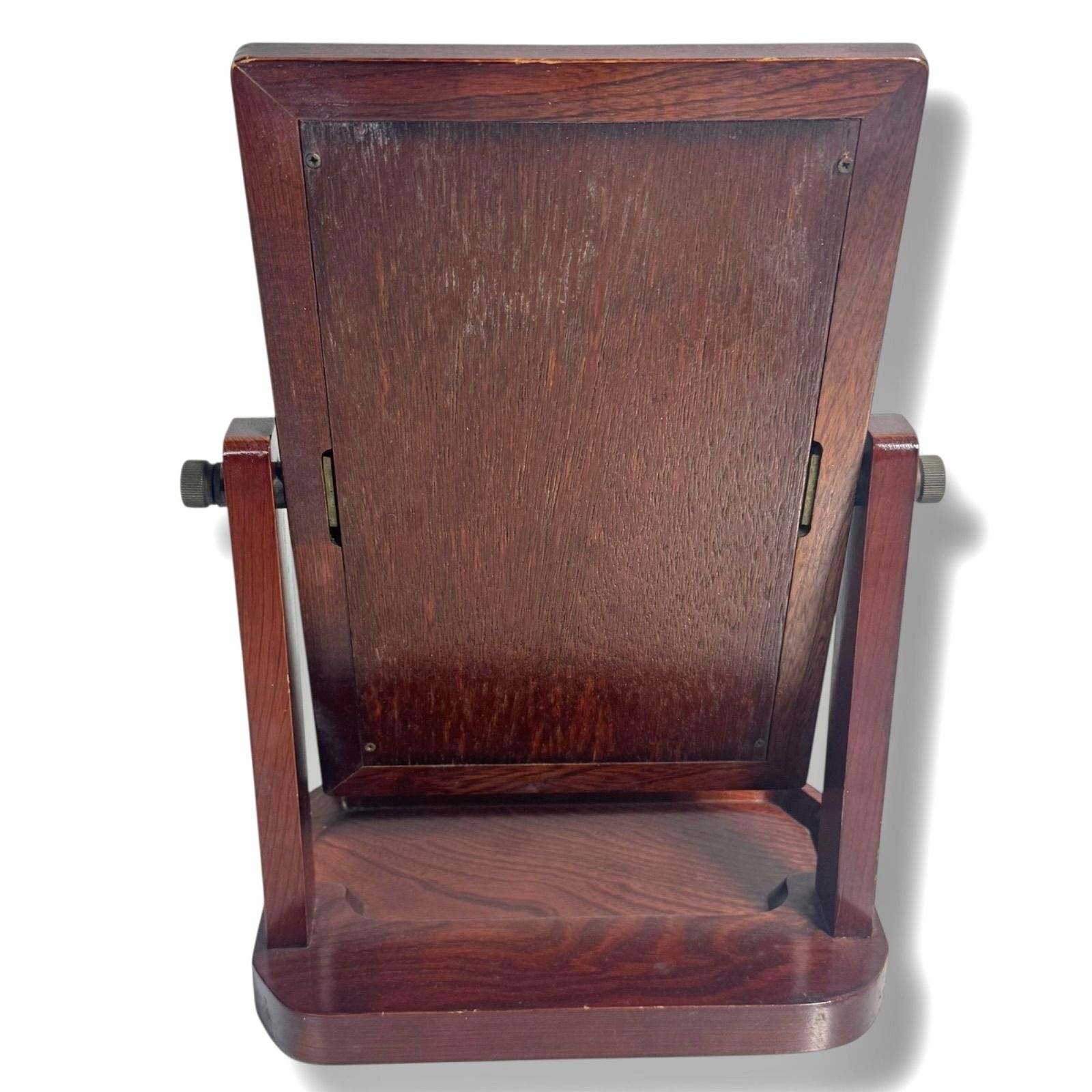 美品無・垢材】 欅 けやき スタンドミラー 全身鏡 姿見 天然木 木製 茶