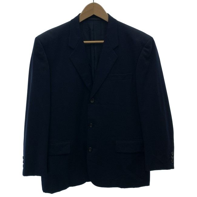 COMME des GARCONS HOMME　テーラードジャケット　90s vintage　90年代　OLD　ウールジャケット　無地　シングルボタン　日本製　ドメスティック　古着