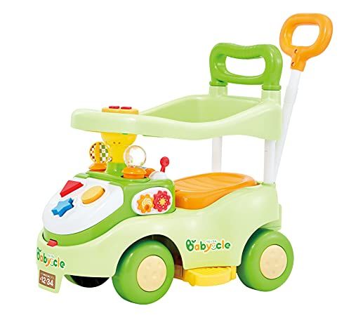 迅速に発送 Baby cle 3 stepよくばりビジーカー グリーン de 8 e 59 c 1