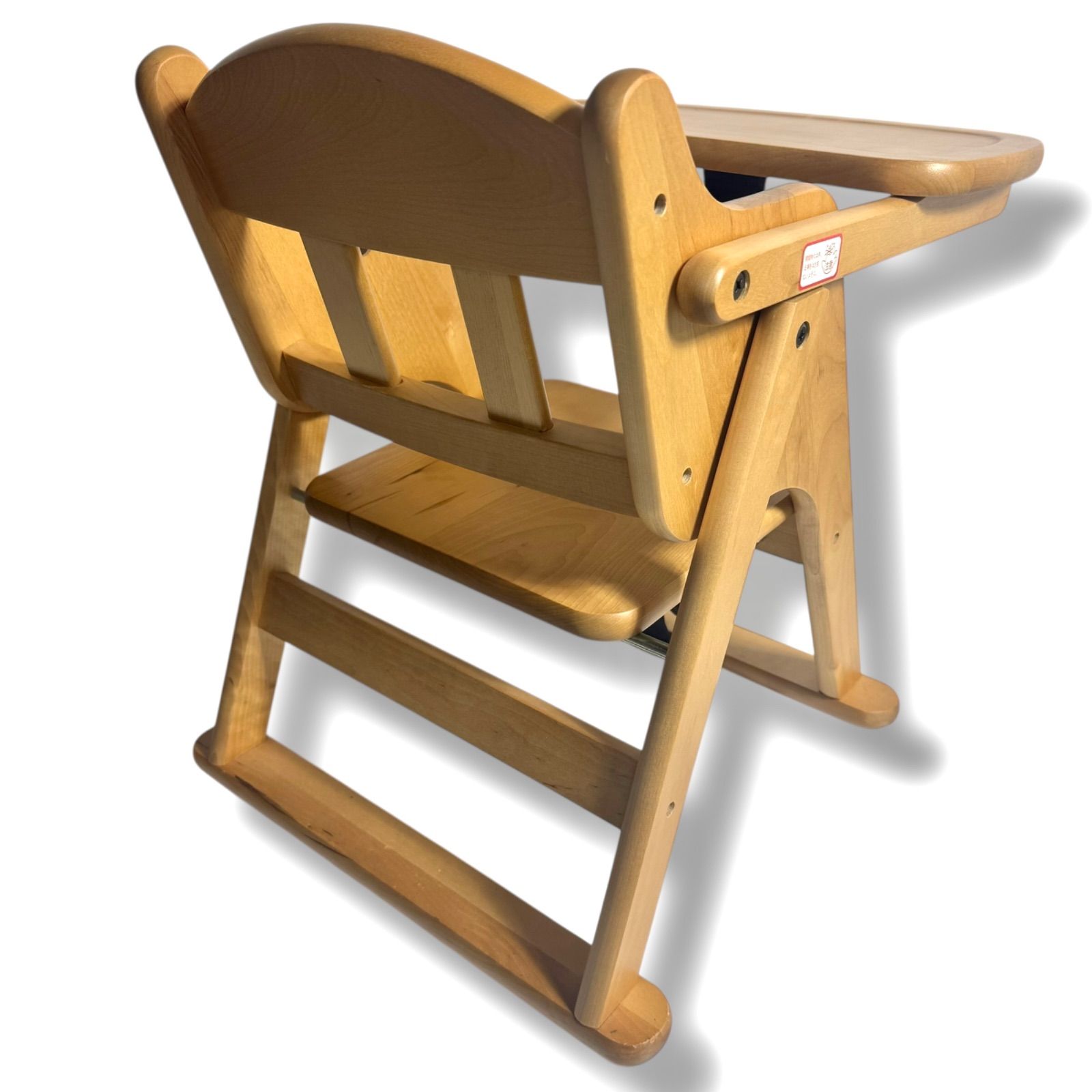 美品】澤田木工所 ベビーチェア ローチェア 木製 椅子 イス 折りたたみ