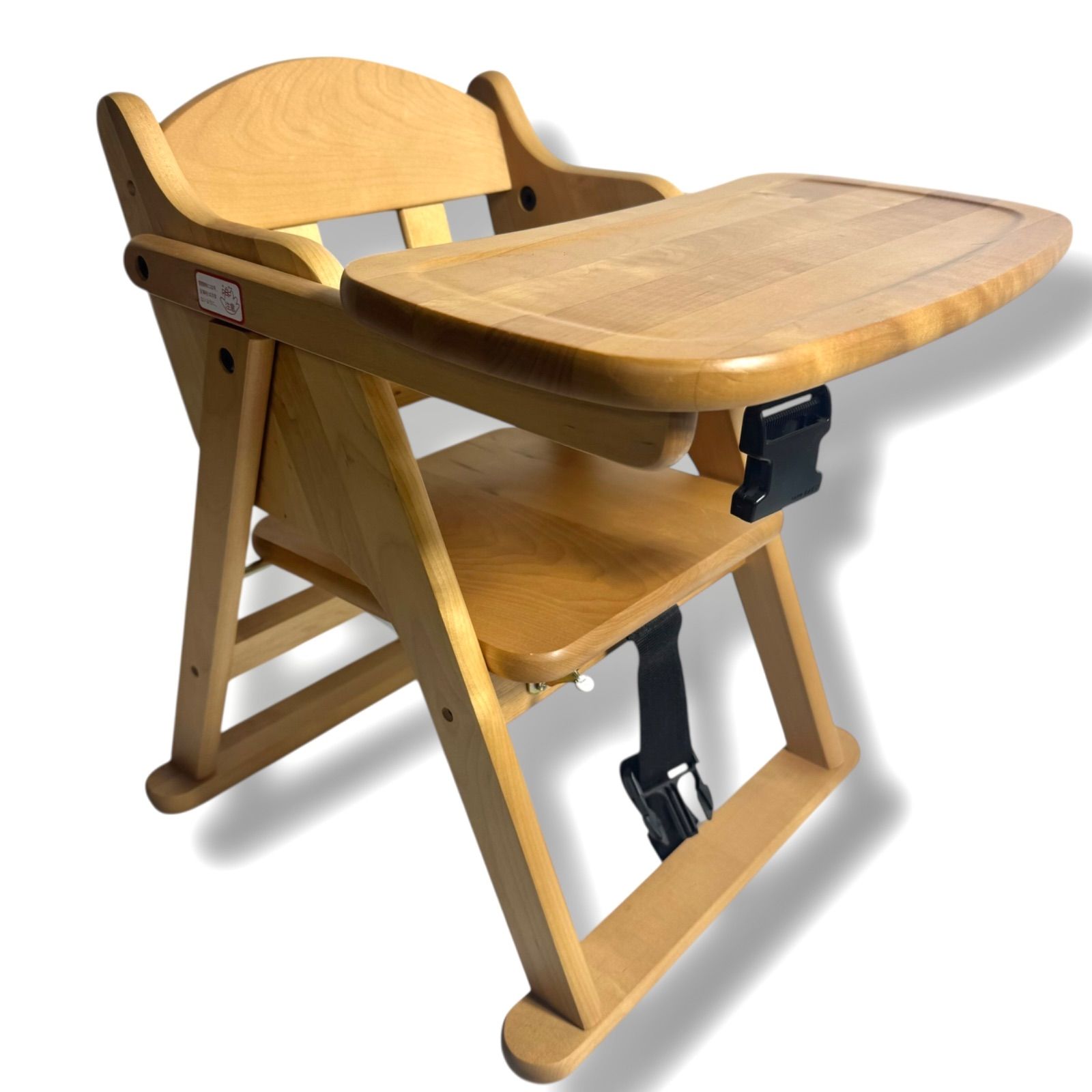 美品】澤田木工所 ベビーチェア ローチェア 木製 椅子 イス 折りたたみ