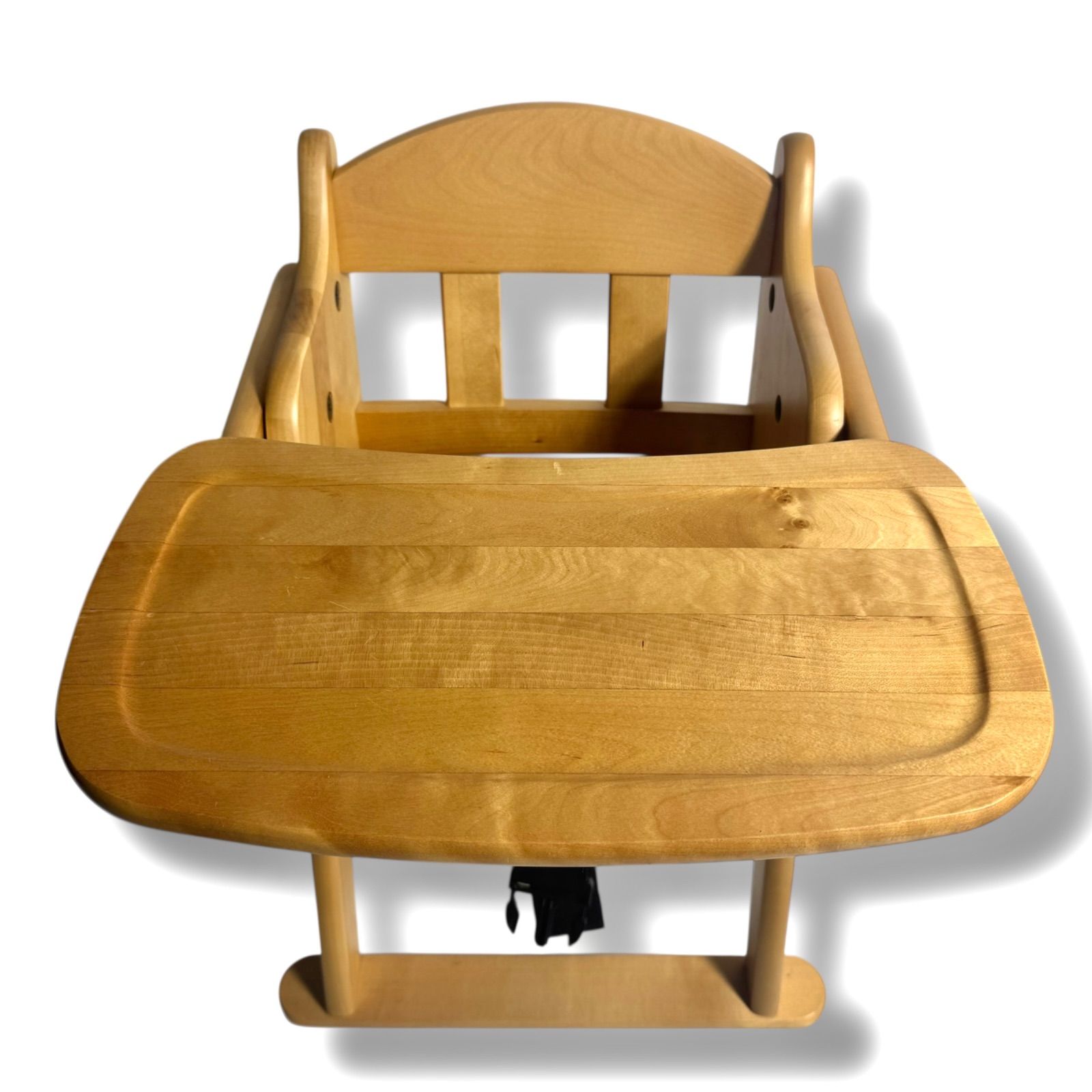 美品】澤田木工所 ベビーチェア ローチェア 木製 椅子 イス 折りたたみ