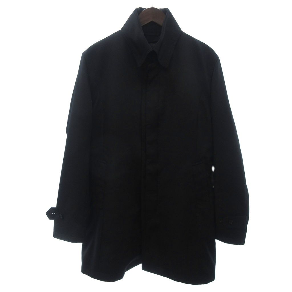 ミスタージュンコ Mr.JUNKO ライナー付き ステンカラーコート 黒 L