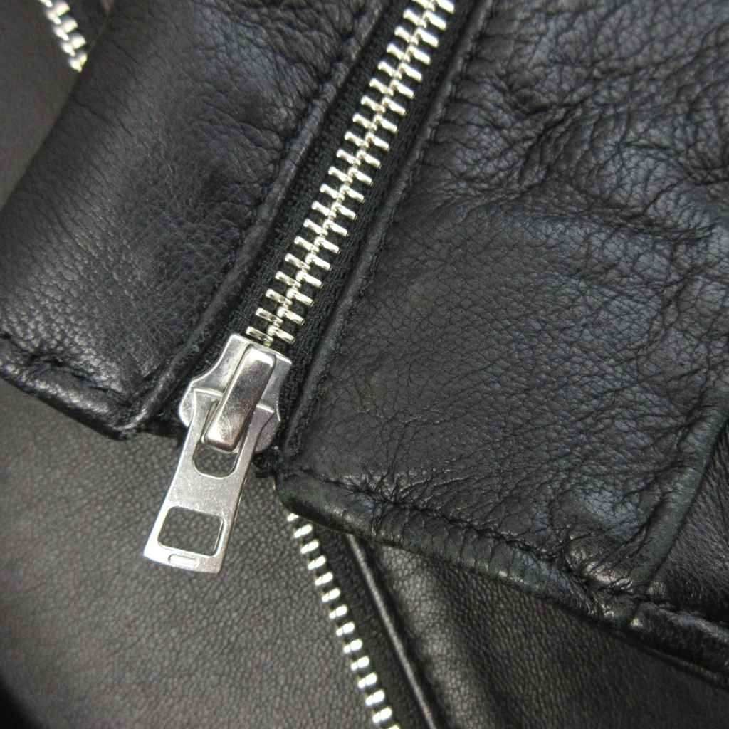 リドム LIDNM ラムレザー シングル ライダースジャケット 黒 M - メルカリ