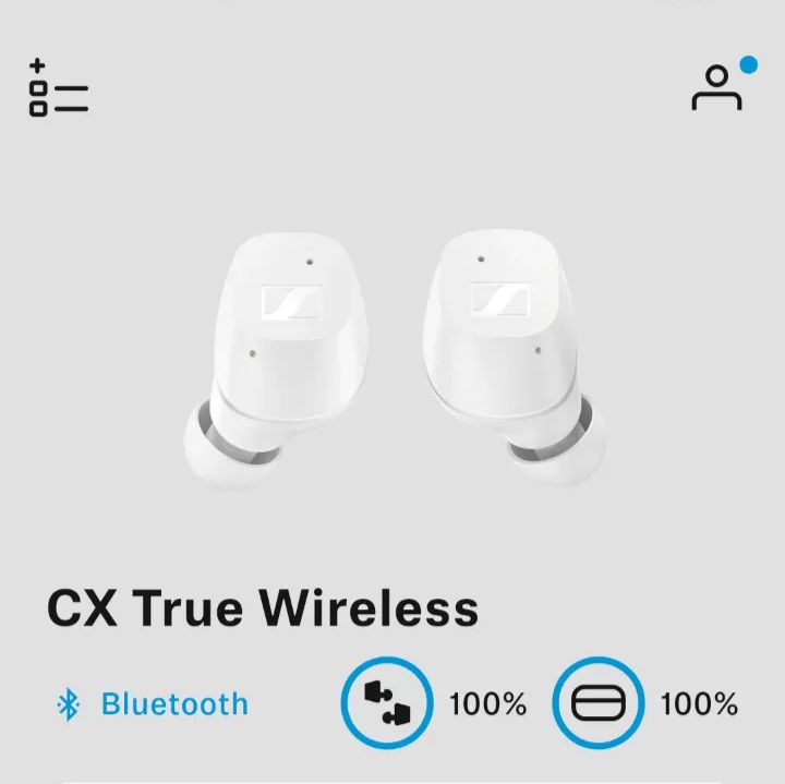 SENNHEISER ゼンハイザー CX200TW1C CX True Wireless 白 ホワイト
