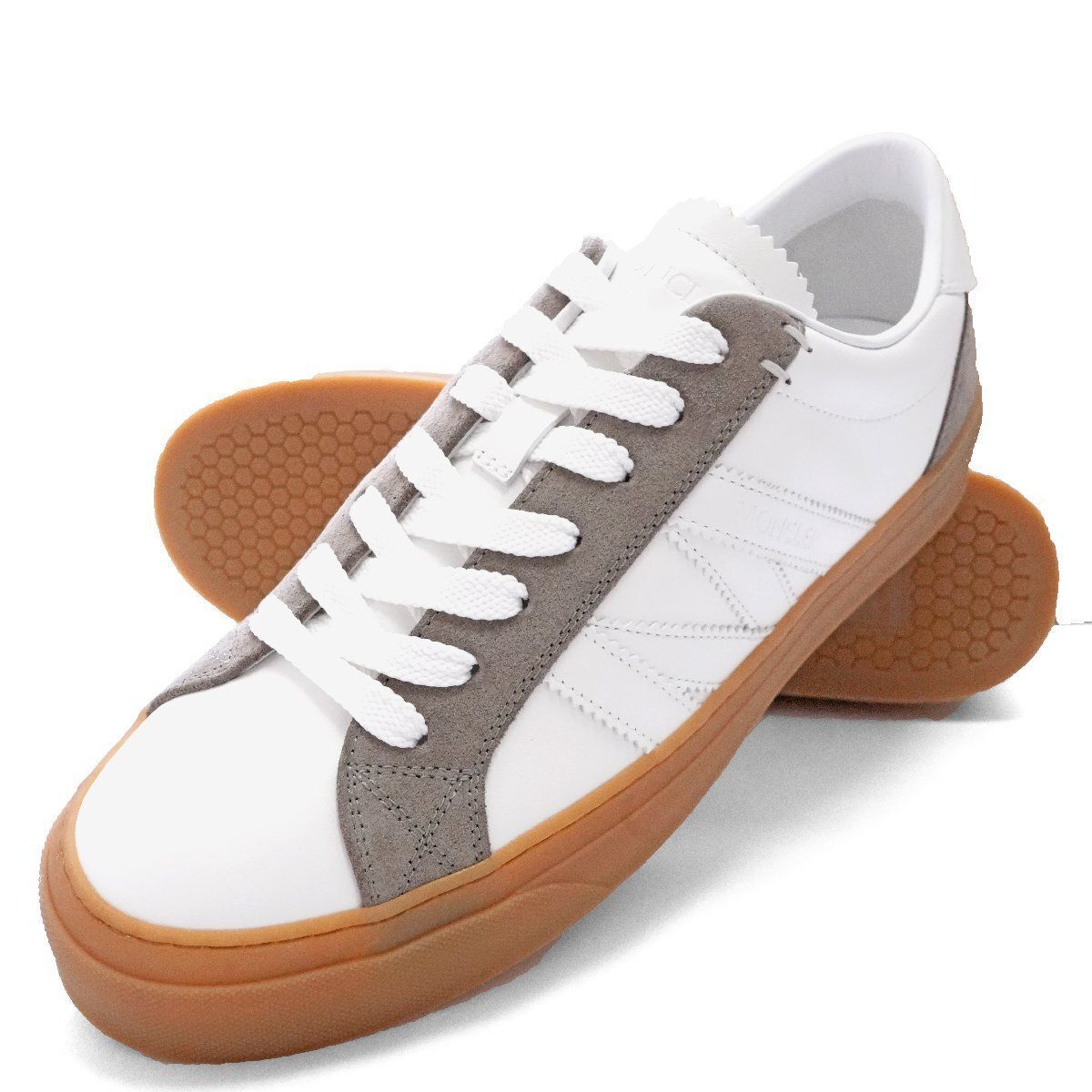 2025◇ MONCLER ◇モンクレール ◇ロゴ デザイン レザー スニーカー