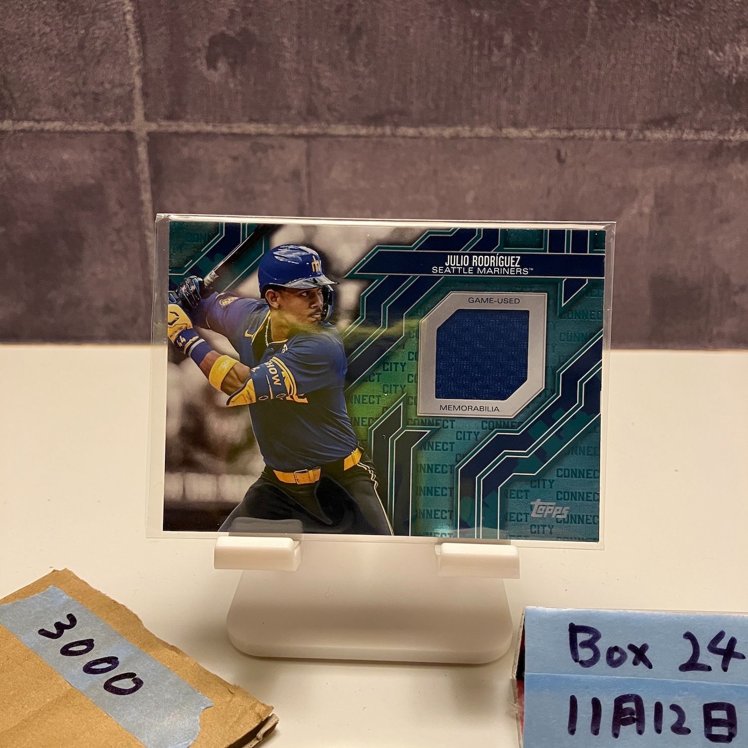 2025 Topps Julio Rodríguez Seattle Mariners Game-Used ジャージ