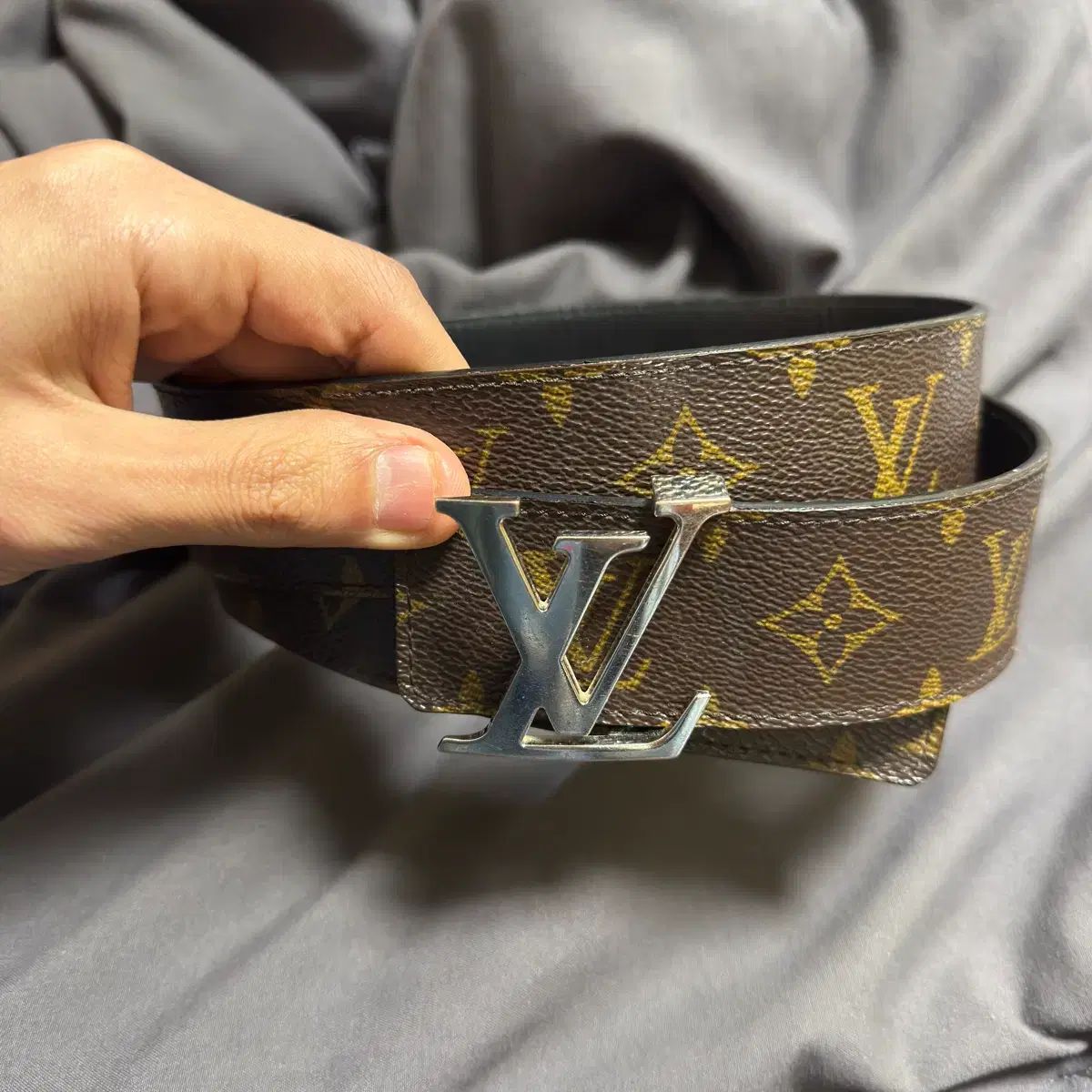 正規品 Louis Vuitton ルイヴィトン リバーシブル モノグラム ベルト