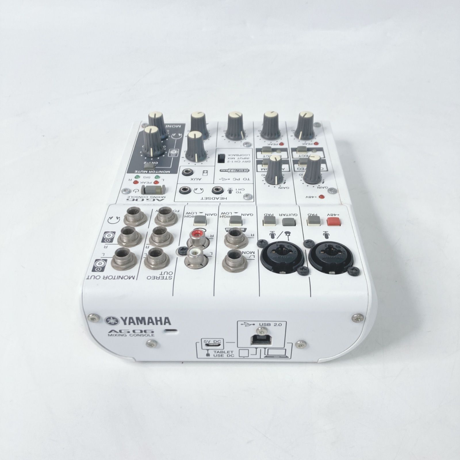 YAMAHA ヤマハ ミキサー AG06 6チャンネル / 2マイク対応 オーディオ