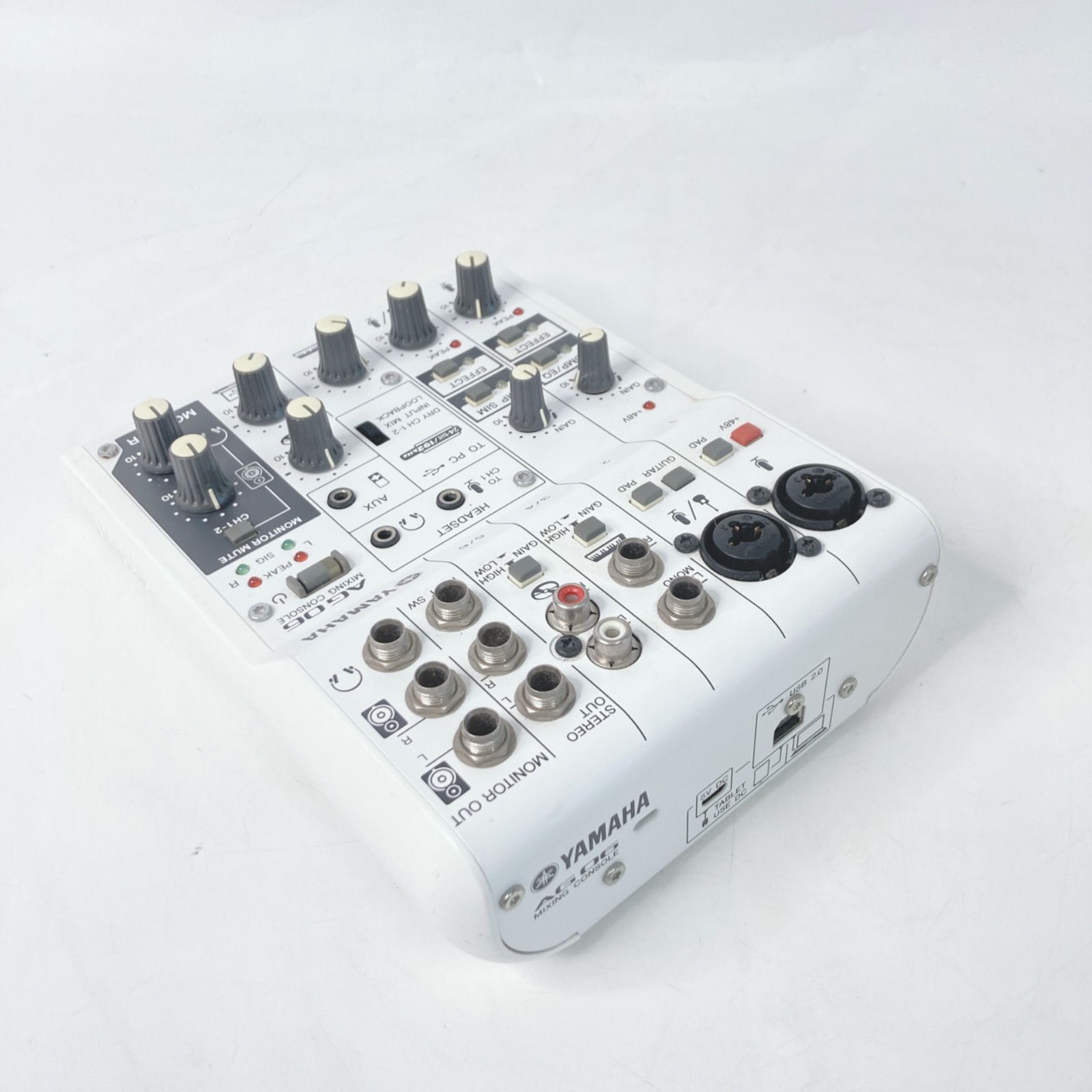 YAMAHA ヤマハ ミキサー AG06 6チャンネル / 2マイク対応 オーディオ