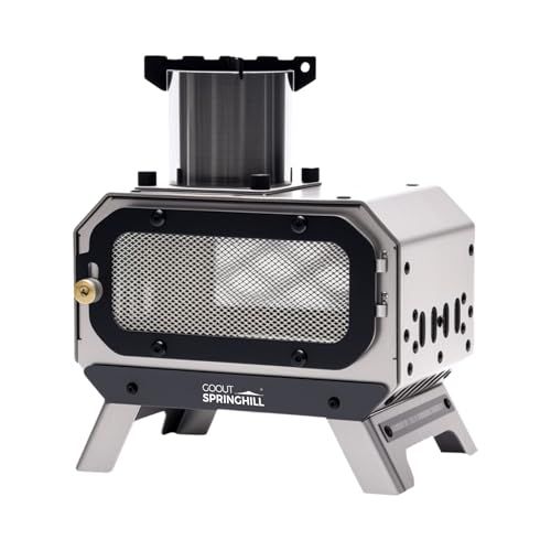 迅速に発送 Springhill キャンプ ストーブ お香立て ミニ薪ストーブ アウトドア香炉 ミニ焚香炉 2.0 折りたたみ式 室内外兼用 便携式 煙突 収納袋付き 7 b 9 c d 45