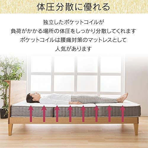 迅速に発送 アイリスプラザ マットレス ポケットコイル 三つ折り 高通気性 収納できる 体圧分散 シングル TCM 9 S ホワイト 0 d 36 eb 7 その他 キッチン 食器 キッチン 日用品 その他