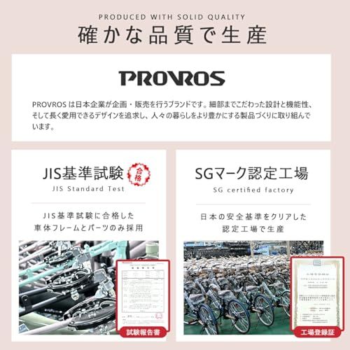  迅速に発送 PROVROS プロブロス 電動アシスト自転車 20インチ 折りたたみ シマノ6段変速 リチウムイオンバッテリー7.8 Ah 前輪駆動 最大46 km走行 型式認定 公道 1年 P-206 E a 0459625 その他 キッチン 食器