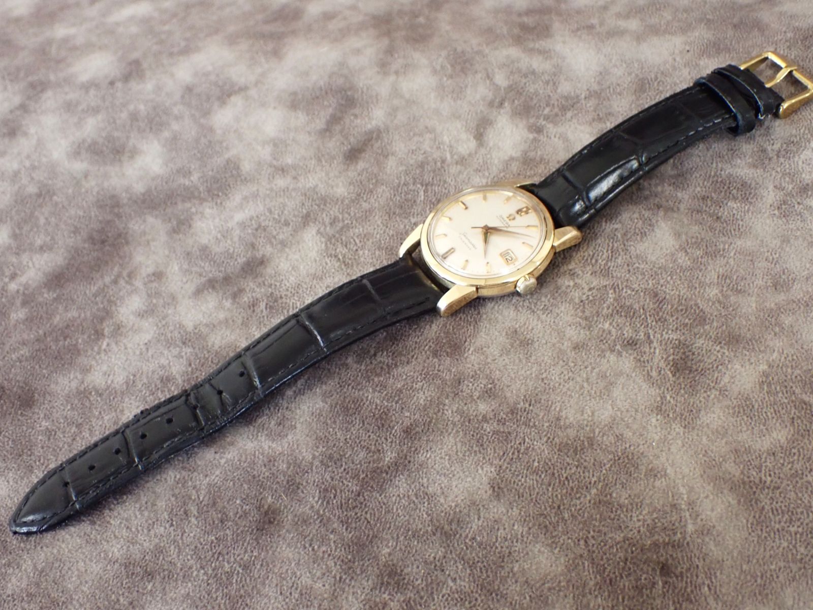  OMEGA オメガ シーマスタ コンビ 自動巻 アンティーク 1960年代 ベルト尾錠社外 フィット感 自動巻き時計 腕時計(アナログ)