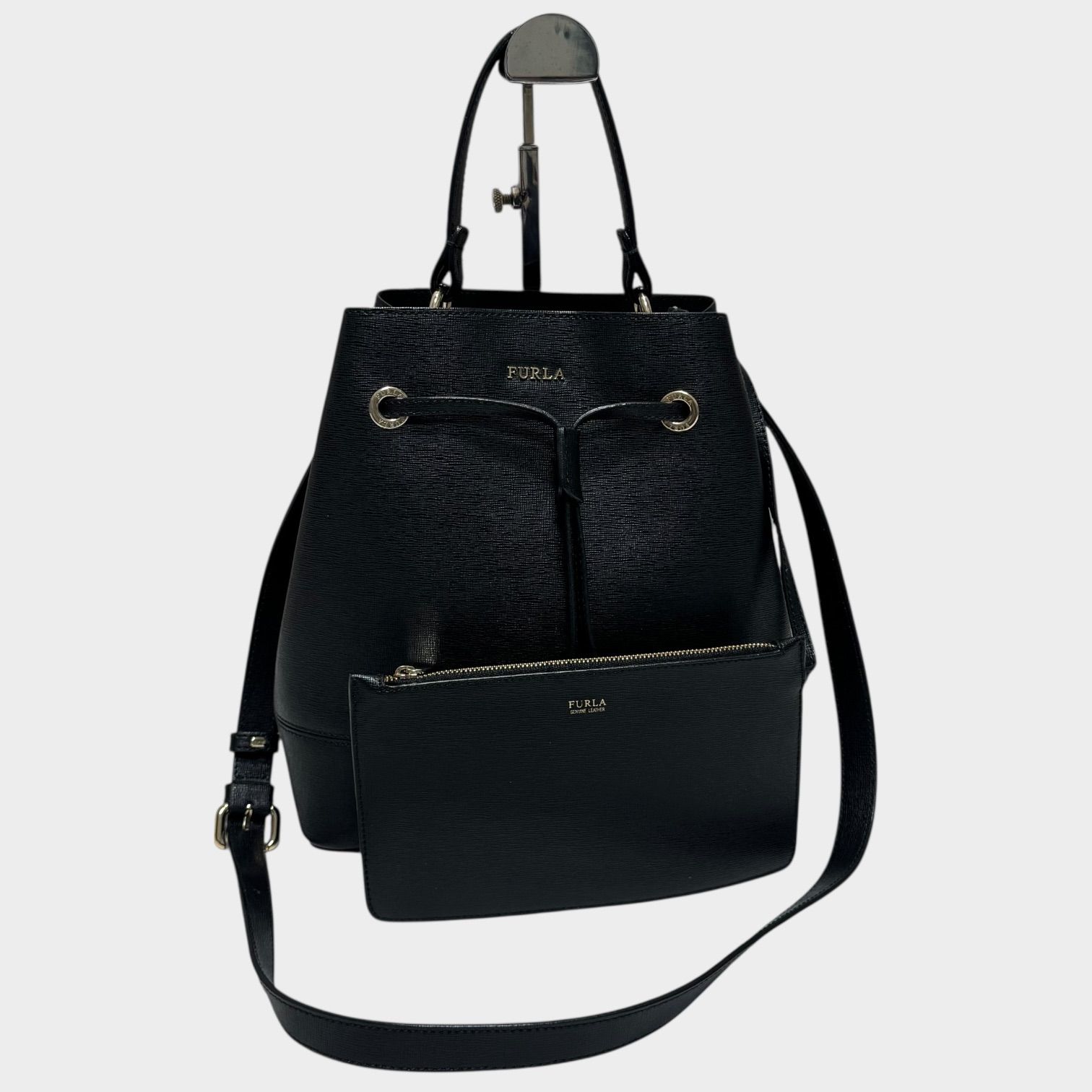 極美品！FURLA フルラ ステイシー レザー 2way ショルダーバッグ