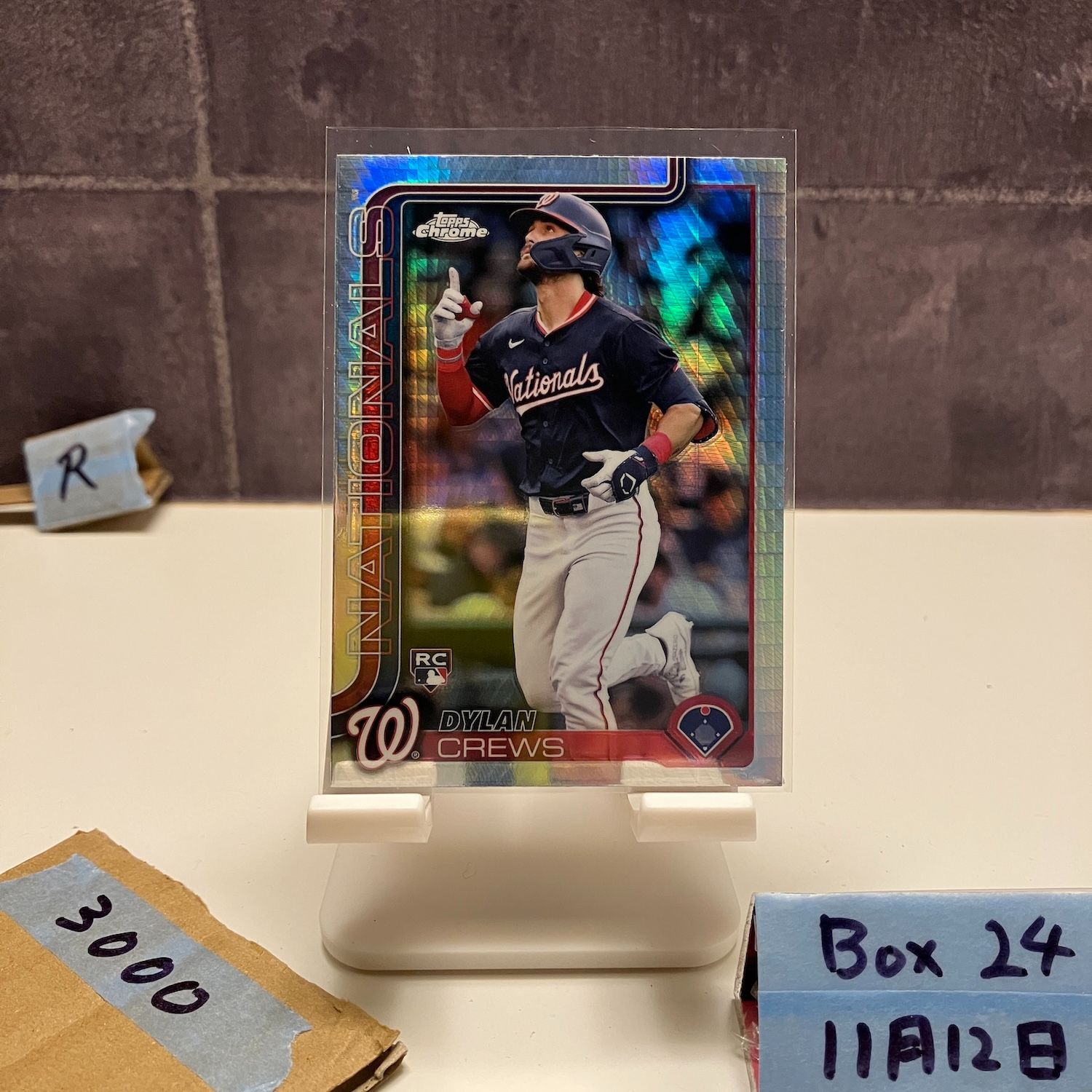 2025 Topps Chrome Dylan Crews Washington Nationals RC ルーキー