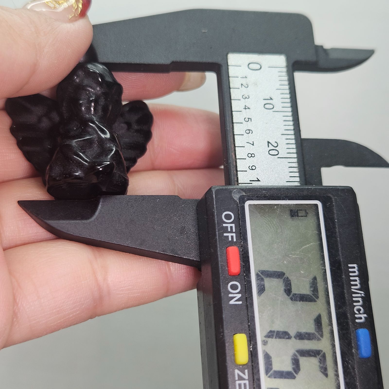 オブシディアン✨天使👼エンジェル✨カービング✨ - メルカリ