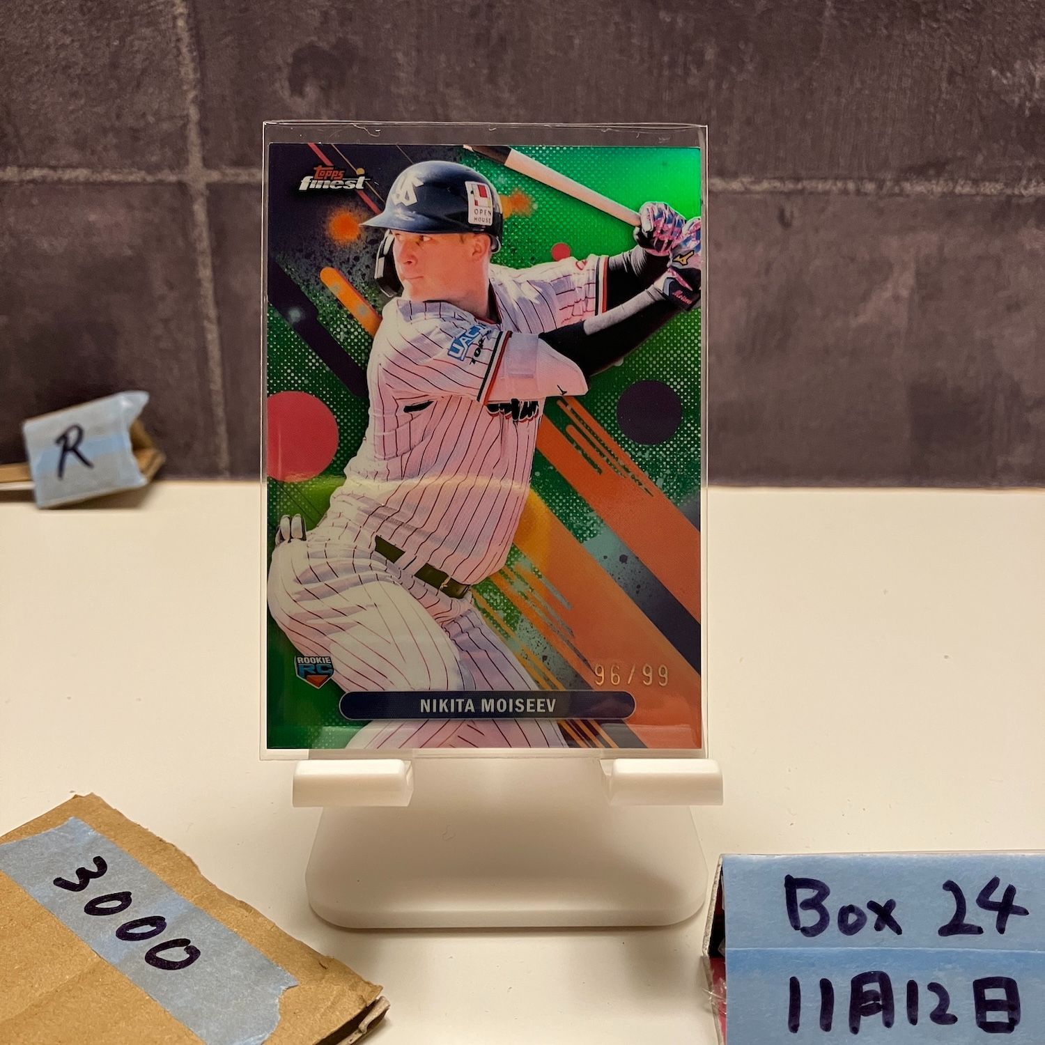 2025 Topps Finest モイセエフニキータ Nikita Moiseev 96/99 東京